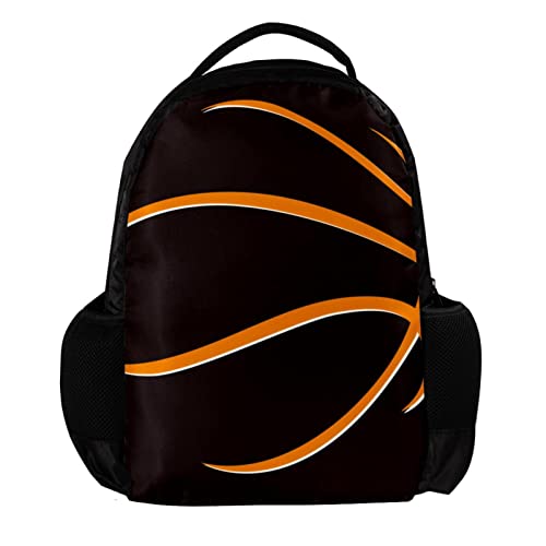 VBFOFBV Backpack for Women Daypack Laptop Backpack Travel Casual Bag, Abstract Basketball