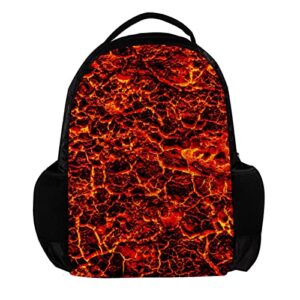 vbfofbv lightweight casual laptop backpack for men and women, flame fire pattern