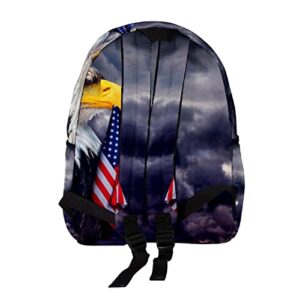 VBFOFBV Travel Backpack for Women, Hiking Backpack Outdoor Sports Rucksack Casual Daypack, Eagle Sky