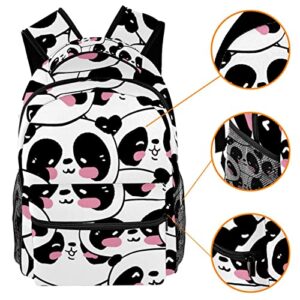 VBFOFBV Travel Backpack, Laptop Backpack for Women Men, Fashion Backpack, Animal Cartoon Panda