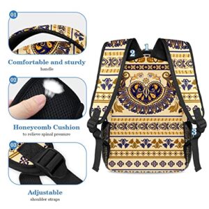 VBFOFBV Travel Backpack, Laptop Backpack for Women Men, Fashion Backpack, Egyptian Vintage Ethnic