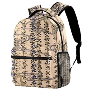 vbfofbv travel backpack, laptop backpack for women men, fashion backpack, japanese spring willow art painting vintage