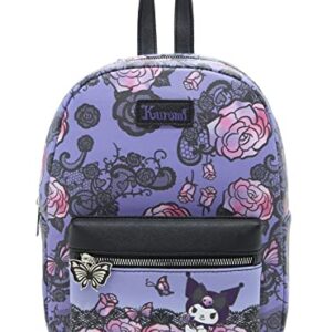 Hot Topic Kuromi Roses Lace Mini Backpack