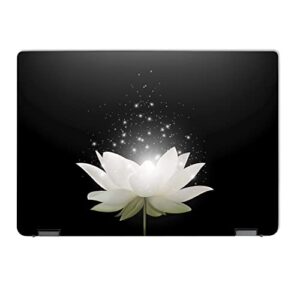 mightyskins skin compatible with lenovo ideapad flex 5 16" (2022) full wrap kit - twilight lotus | protective, durable, and unique vinyl decal wrap cover | easy to apply | made in the usa
