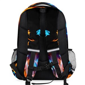 Flame Dragon School Backpack for Boys Girls Teens College Students Backpack Laptop Backpack Travel Backpacks Bookbag Daypack