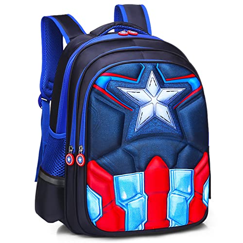 EFBJIXY Kids Backpack cool Bookbags Boys Schoolbag blue