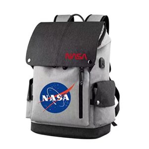 FROIBHATG NASA,Space Agency，astronaut，teenagers, USB computer bag, men and women, backpacks