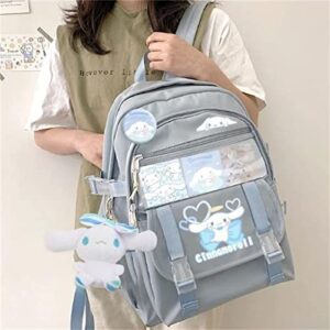 kvcezxu Backpack Youth Backpack Travel Backpacks 3d Printed Casual Sports Bag Outdoor Kawaii, Blue