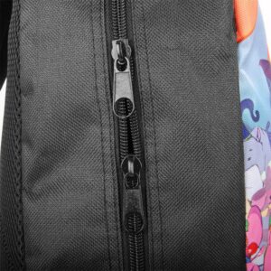 KHAGOL Rain Friends Backpack Pencil Case Shoulder Bag 3PCS Travel Bag Casual Daypack School begin Gifts 17inch