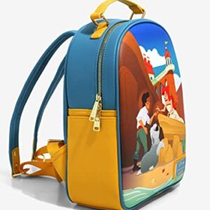 BoxLunch Loungefly Disney The Little Mermaid Ariel & Eric Beach Mini Backpack Exclusive