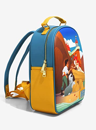 BoxLunch Loungefly Disney The Little Mermaid Ariel & Eric Beach Mini Backpack Exclusive