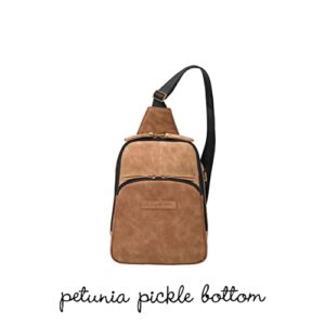 Petunia Pickle Bottom Criss-Cross Sling Bag for Women and Men - Adjustable Straps to Custom-Fit - Spacious Main Pocket - Small - Stylish - Brioche