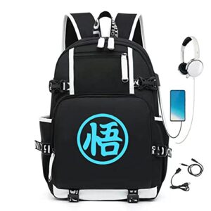 Mxcostume Anime Dragon Luminous Large Capacity Laptop Backpack Cosplay Bookbag (Pattern-1)