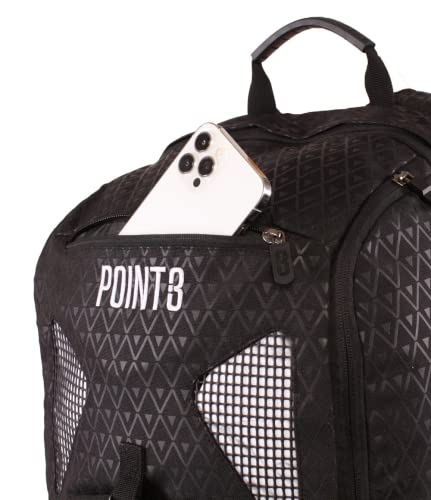 Point 3 Call of Duty® Road Trip Tech Backpack - Waterproof Laptop Sleeve - Every Compartment You Need for Ball, Gear, Shoes, Books & Laptops - Black