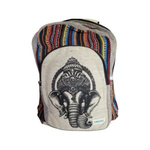 greenz nepal handmade hemp backpack
