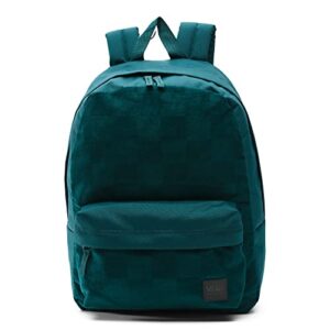 vans deana iii corduroy checkerboard backpack, green