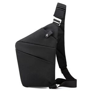 juoxeepy personal flex bag for women men slim sling bag anti theft sling crossbody bag casual chest daypack personal pocket bag
