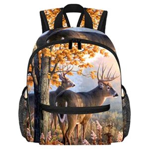 small backpack travel backpack,carry on backpack,forest tree deer,women mini backpack casual daypack