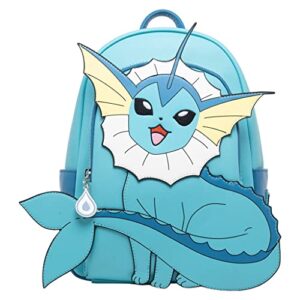 loungefly pokemon vaporeon cosplay mini backpack multicolor (pmbk0207)