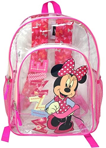 Disney Minnie Mouse Transparent 16" Backpack