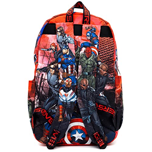 Wondapop Disney Marvel Avengers Captain America 17" Full Size Nylon Backpack