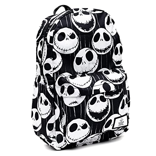 Wondapop Disney Nightmare Before Christmas Jack Skellington 17" Full Size Nylon Backpack