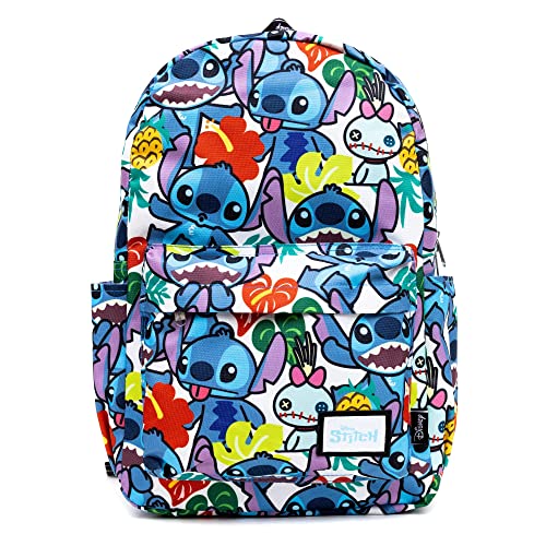 Wondapop Disney Lilo and Stitch Artistic 17" Full Size Nylon Backpack