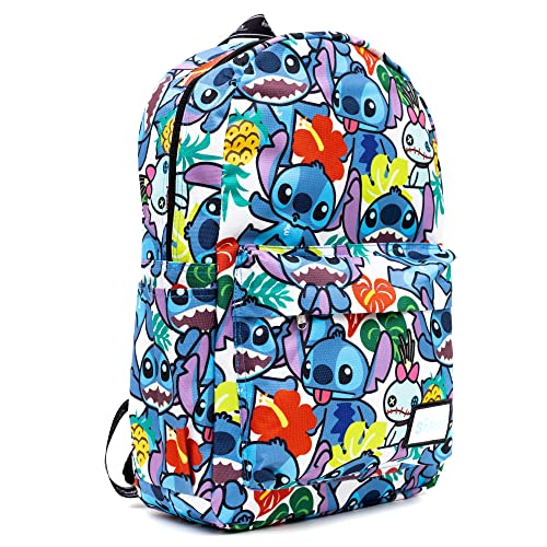 Wondapop Disney Lilo and Stitch Artistic 17" Full Size Nylon Backpack