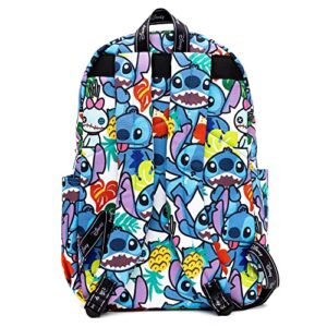 Wondapop Disney Lilo and Stitch Artistic 17" Full Size Nylon Backpack