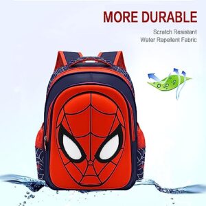 HHZIYA Toddler School Backpack 3D Cartoon Comic Backpacks Waterproof Lightweight Elementary Kids Schoolbag for Boys Girls,Royal Blue