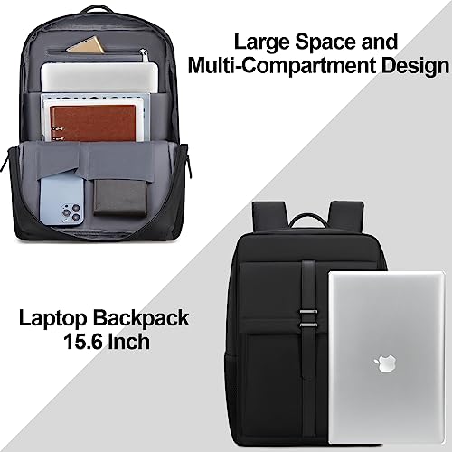 Dobaly Laptop Backpack for Men Women, Water-resistant Laptop Bag 15.6 inch for Work Business Office College