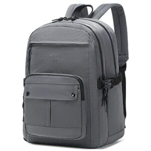 vendra moka waterproof laptop backpack purse for women and men, hiking travel backpack