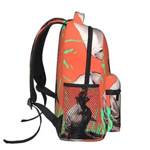 Veezha Chainsaw Man Backpack Personalized Schoolbag Laptop Travel Hiking Camping Daypack Backpack For Boy Girls