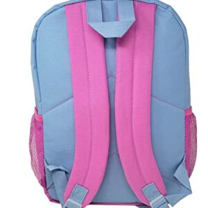 Fast Forward Peppa Pig 16" Backpack with Detachable Insulated Lunch Bag for Girls, Peppa Pig Backpack for Girls