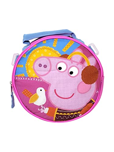 Fast Forward Peppa Pig 16" Backpack with Detachable Insulated Lunch Bag for Girls, Peppa Pig Backpack for Girls