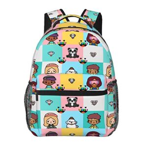 hgxim backpack pattern lightweight leisure bag 3d printing large capacity pattern leisure bag travel