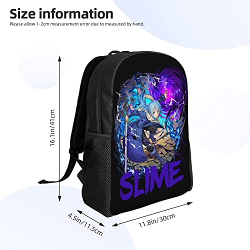 Anime That Time I Got Reincarnated As A Slime Backpack Lightweight Backpacks Unisex Rucksack Fashion Casual Travel Bag