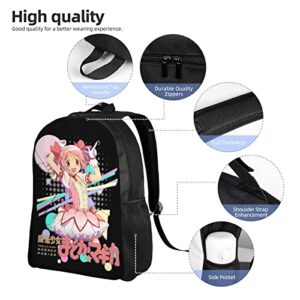 Anime Puella Magi Madoka Magica Backpack Lightweight Backpacks Unisex Rucksack Fashion Casual Travel Bag