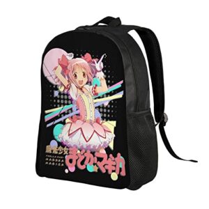 Anime Puella Magi Madoka Magica Backpack Lightweight Backpacks Unisex Rucksack Fashion Casual Travel Bag