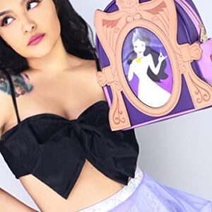 Loungefly X LASR Exclusive Disney Little Mermaid Ursula & Vanessa Lenticular Mini Backpack - Fashion Cosplay Disneybound Cute Backpacks