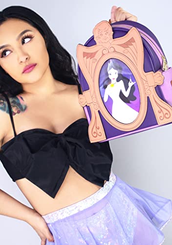 Loungefly X LASR Exclusive Disney Little Mermaid Ursula & Vanessa Lenticular Mini Backpack - Fashion Cosplay Disneybound Cute Backpacks