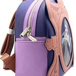 Loungefly X LASR Exclusive Disney Little Mermaid Ursula & Vanessa Lenticular Mini Backpack - Fashion Cosplay Disneybound Cute Backpacks