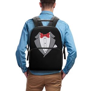 Tuxedo Bodysuits 16 inch Backpack Lightweight Back Pack with Handle Funny Cute Prints