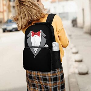 Tuxedo Bodysuits 16 inch Backpack Lightweight Back Pack with Handle Funny Cute Prints