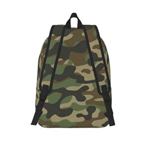 Duduho Army Camouflage Backpack 17.7 Inch Laptop Backpack Travel Hiking Daypack Military Camo Multipurpose Book Bag For Men Women Teens Boys Girls