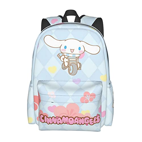 HTZXWK Anime Backpack for Women,Girl Backpack for School,Cute Anime Preschool Backpack Book Bag with Bicycle,Durable Lightweight Backpack Schoolbag for Kids Fans,Birthday Gifts for Teens