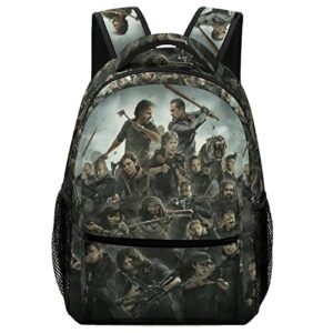 Unisex Adult Backpack The Apocalyptic Walking Horror Drama Dead Backpack Multifunctional Daypack Fashion Casual Daypack Classical Basic Briefcase Laptop Bag