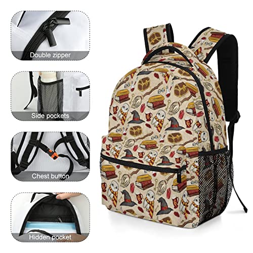 Harry Backpack for Gifts School Backpack for Childrens Kids Boys Girls Laptop Backpack Travel Hiking Camping Daypack Backpack for Women Men Adults