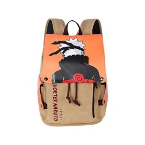 Hajicxl Japanese Anime Backpacks Canvas Shoulders Bag 3D Print Daypack Bookbag Laptops Travel Bag for Anime Fans