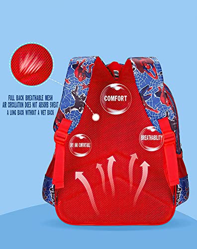 UHOPEMI Waterproof 3D Comic School Backpack for Elementary Students - Lightweight Kids Bookbag Perfect for Boys and Girls